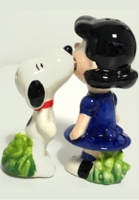 陶器ソルト ペッパー入れ Snoopy スヌーピー ルーシー
