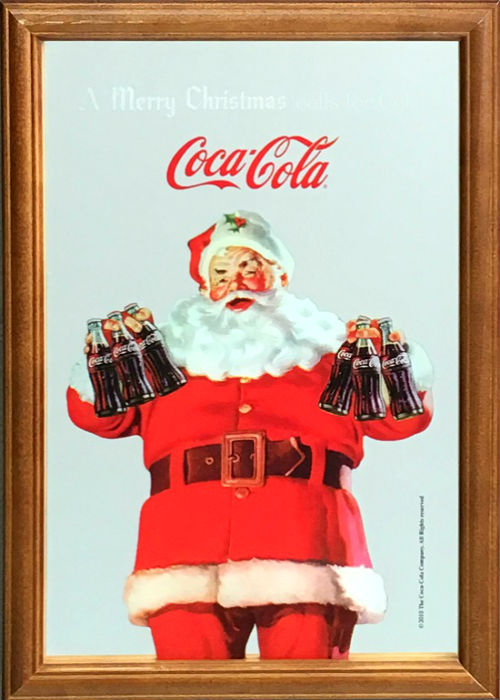 パブミラー(S) 【Coca-Cola Santa (コカコーラ)】