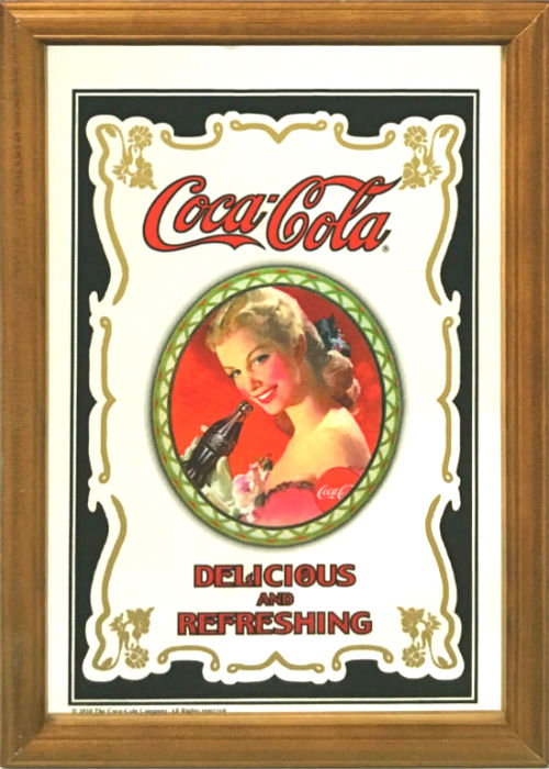パブミラー(S)　【Coca-Cola Delicious & Reflesh】